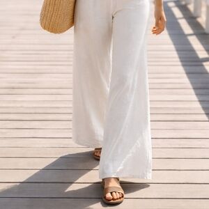 Zulu & Zephyr White‎ Flare High Waist Pants Size XS